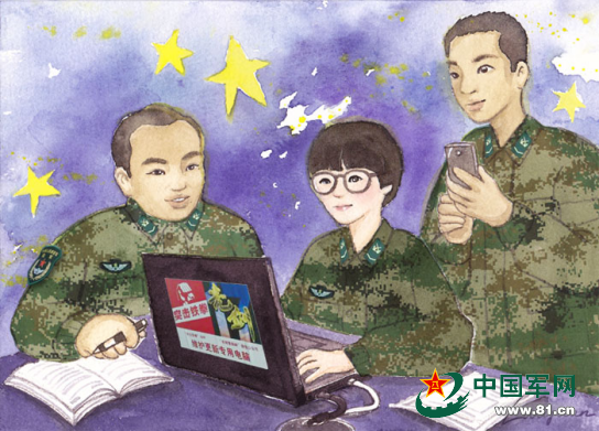 這些“手機控”竟是“網(wǎng)上上甘嶺”的小尖兵！