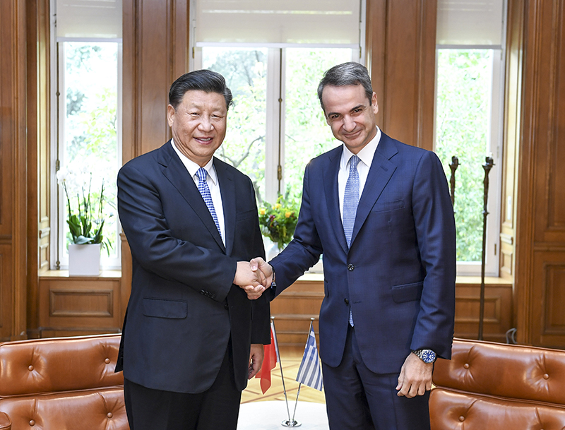 中希兩個(gè)文明古國，樹起東西方文明互鑒的典范