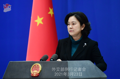 華春瑩：我看到這個(gè)問題時(shí)很好奇