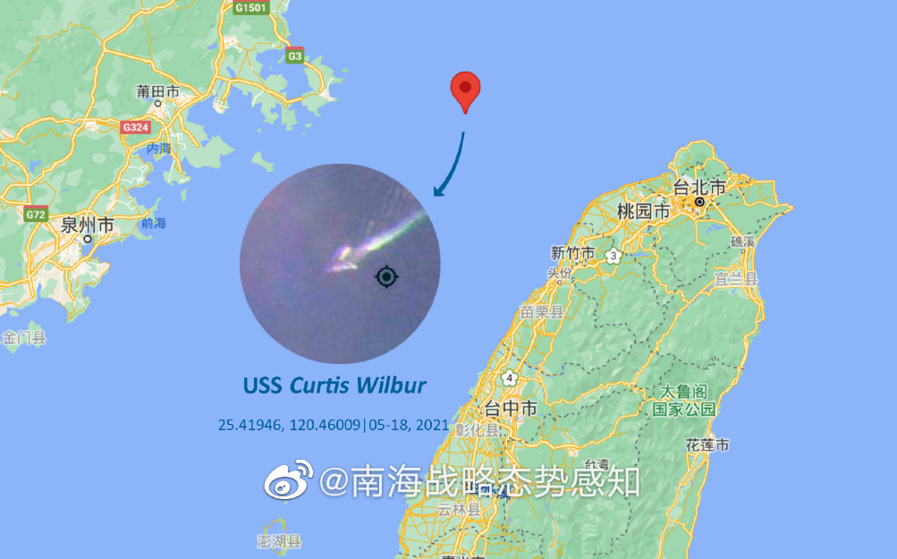 中國(guó)家門口，美軍小動(dòng)作被衛(wèi)星捕獲！